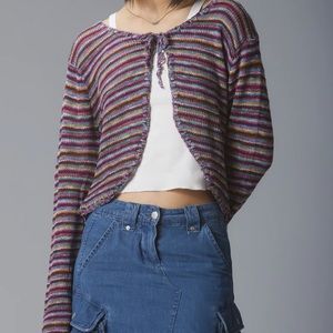 UNIF yum striped cardigan